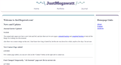 Desktop Screenshot of justmegawatt.com